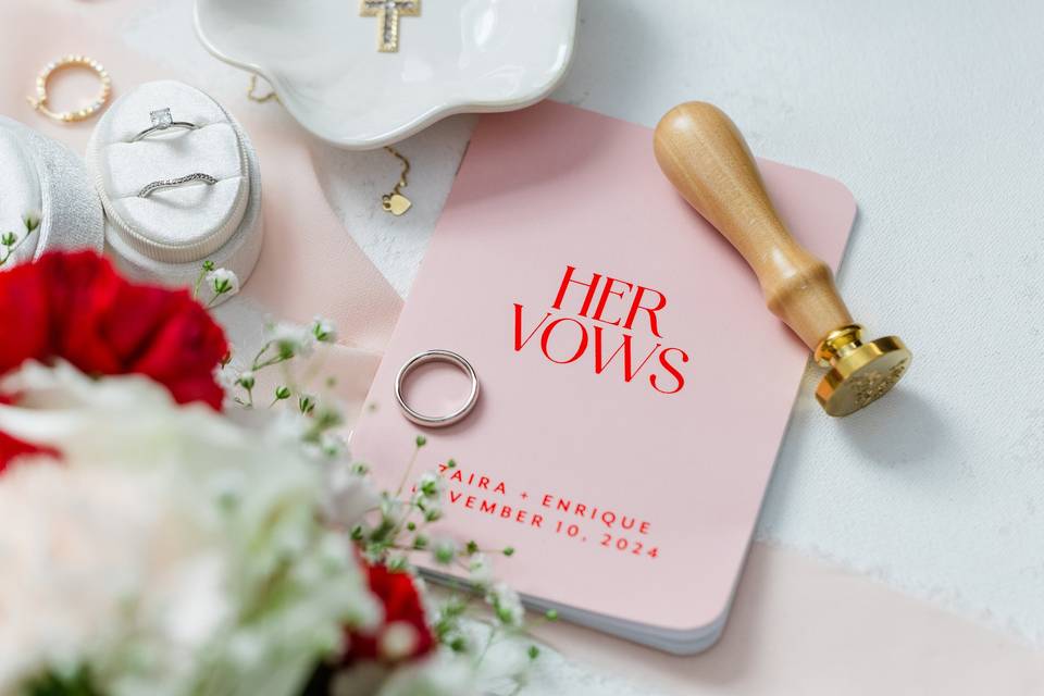 Pink vow book