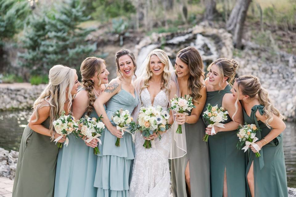 Bridal party portrait