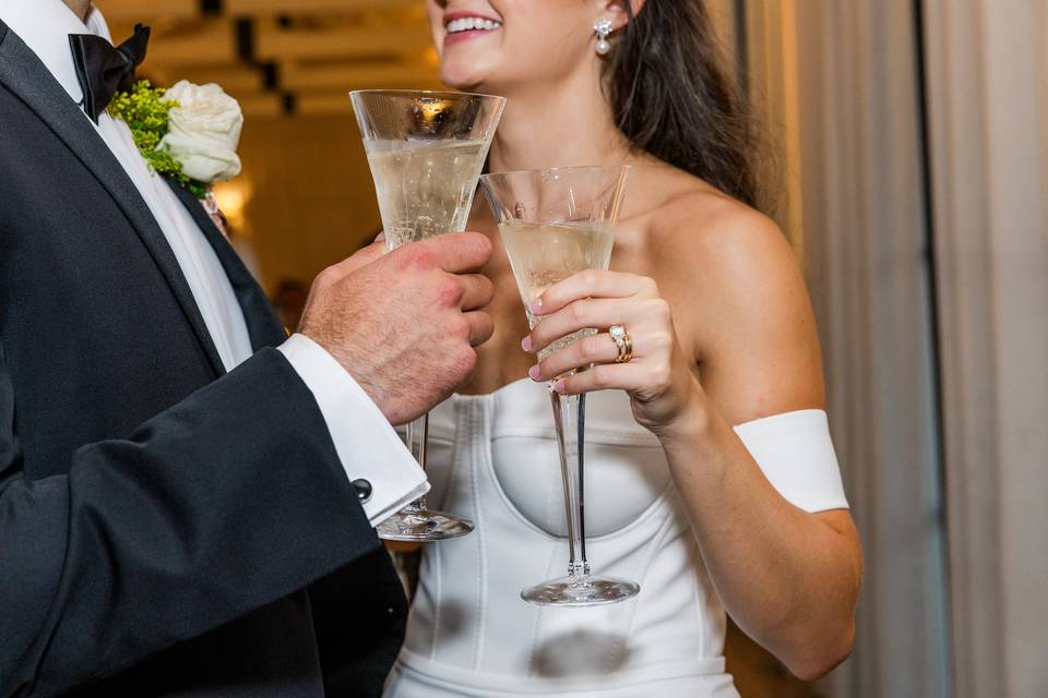 Champaign toast