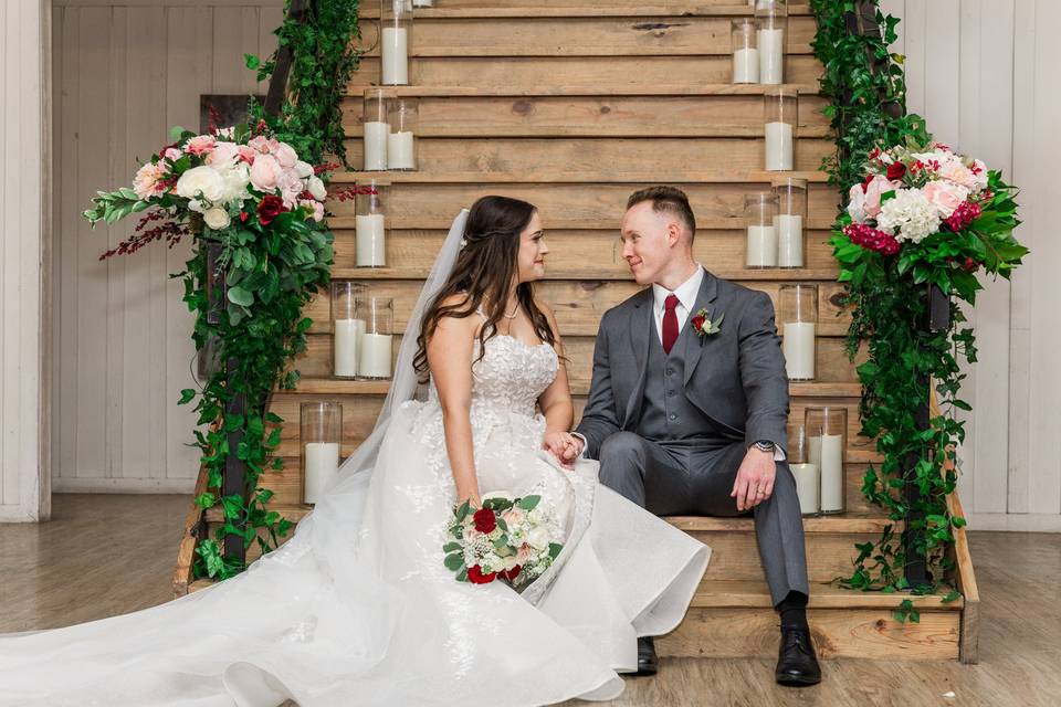 Newlyweds staircase