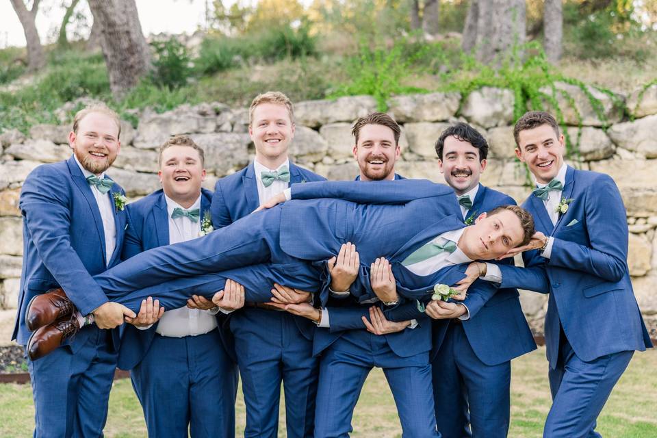 Goofy groom party