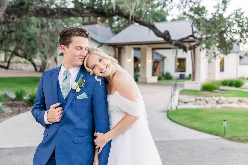 Newlywed portrait