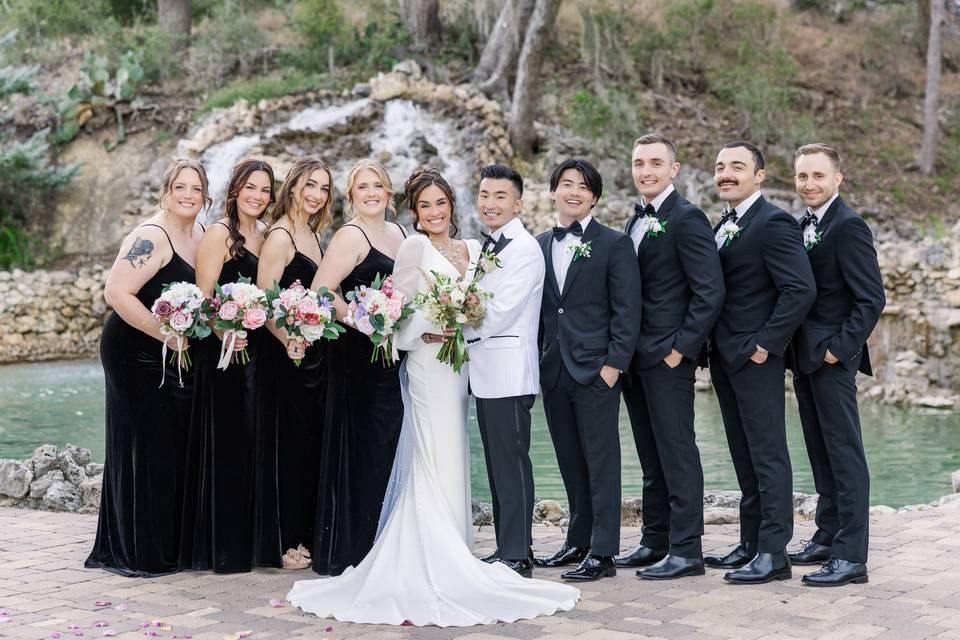 Wedding party formal