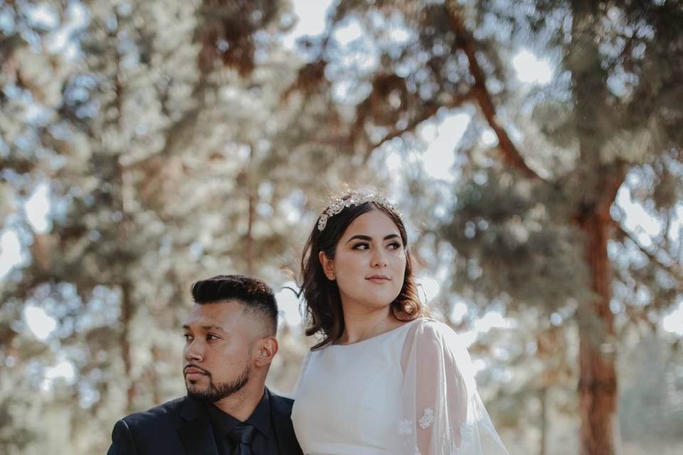 Long Beach Bride and Groom