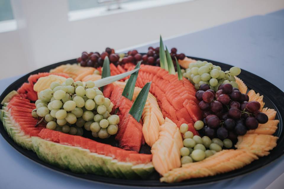 Fruits and appetizers