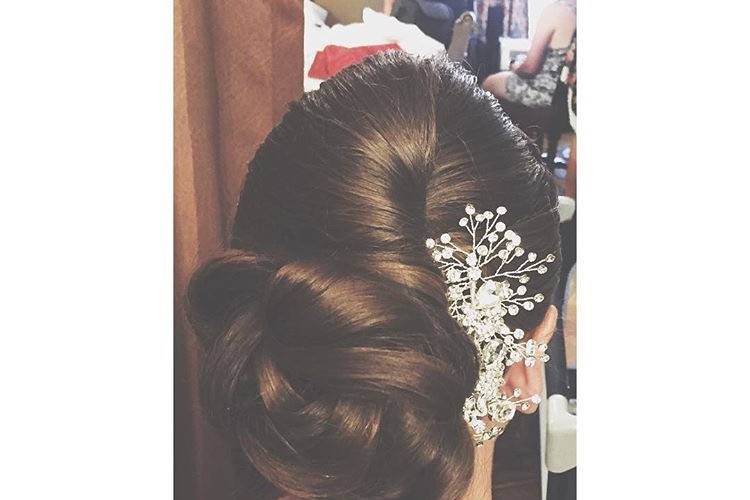 Updo for the big day