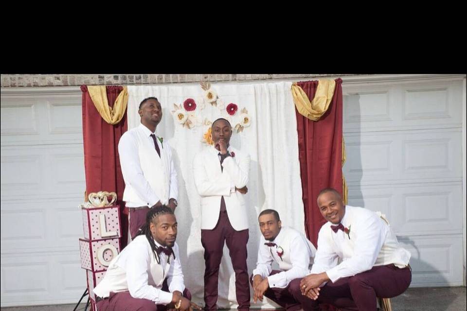The Groom and his Men