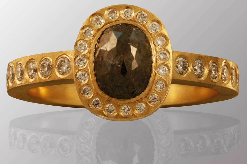 18KY Engagement Ring