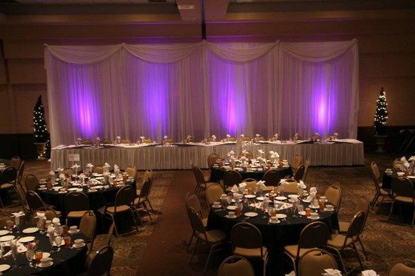 Fancy reception design