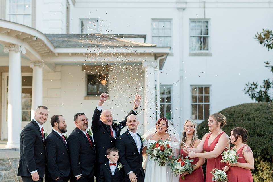 Maryland winter wedding