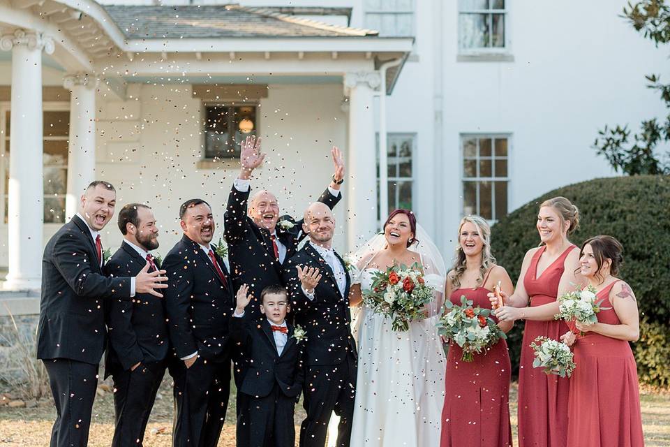 Maryland winter wedding