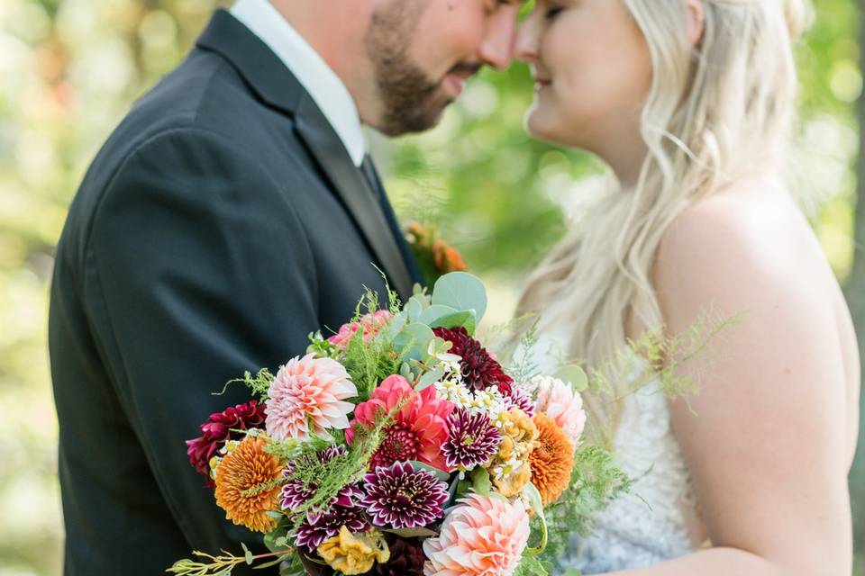 Maryland fall wedding