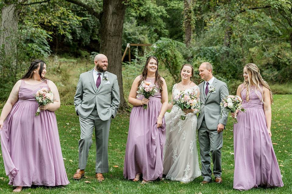 Maryland fall wedding