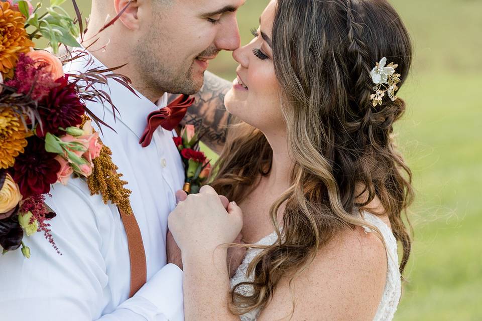 Maryland fall wedding