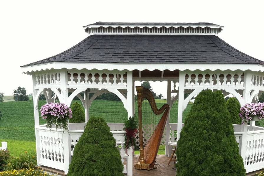 Gazebo wedding performance