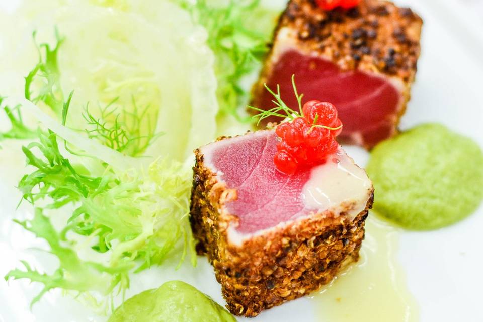 Coriander Crusted Tuna