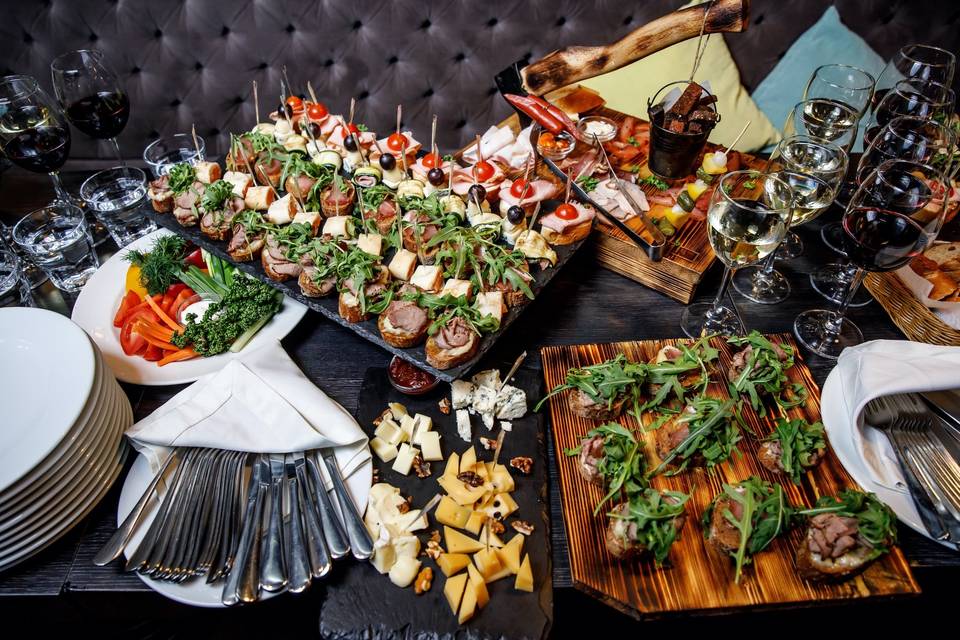 Appetizer buffet