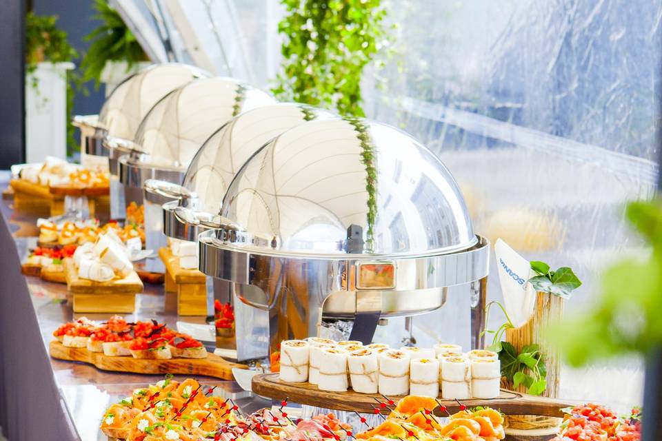 Buffet set up