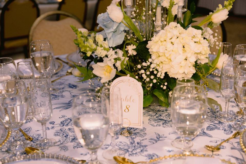 Upclose centerpiece