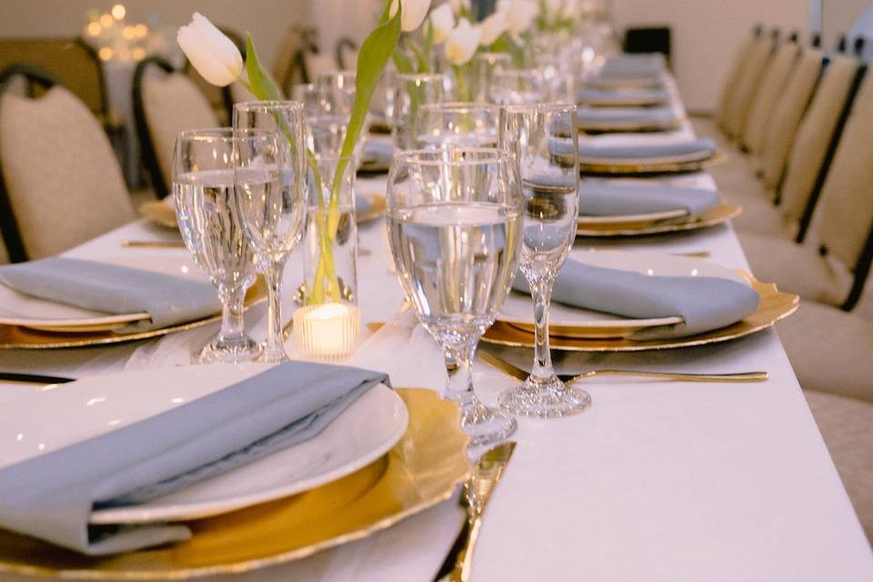 Centerpiece long table