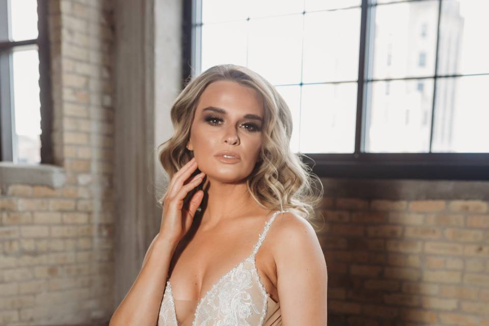 Sultry Bridal glam