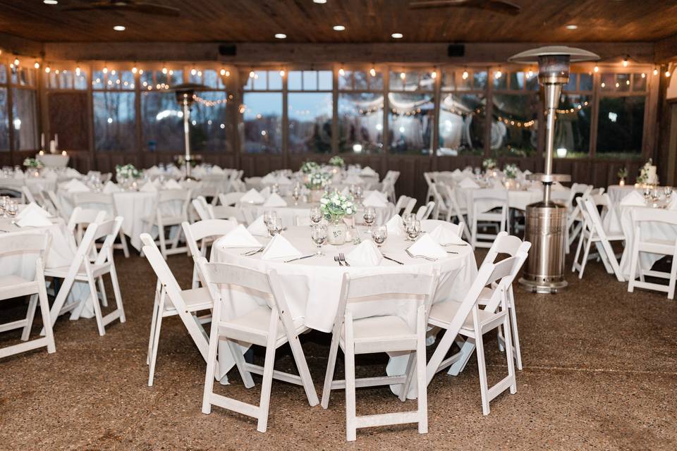 Winter Patio Reception