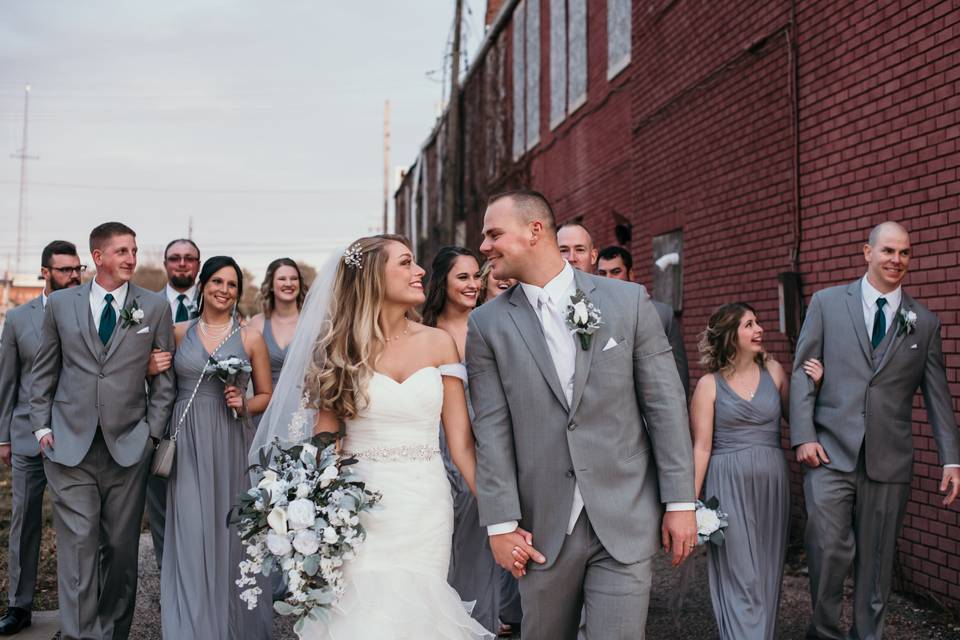 Downtown Bridal Party
