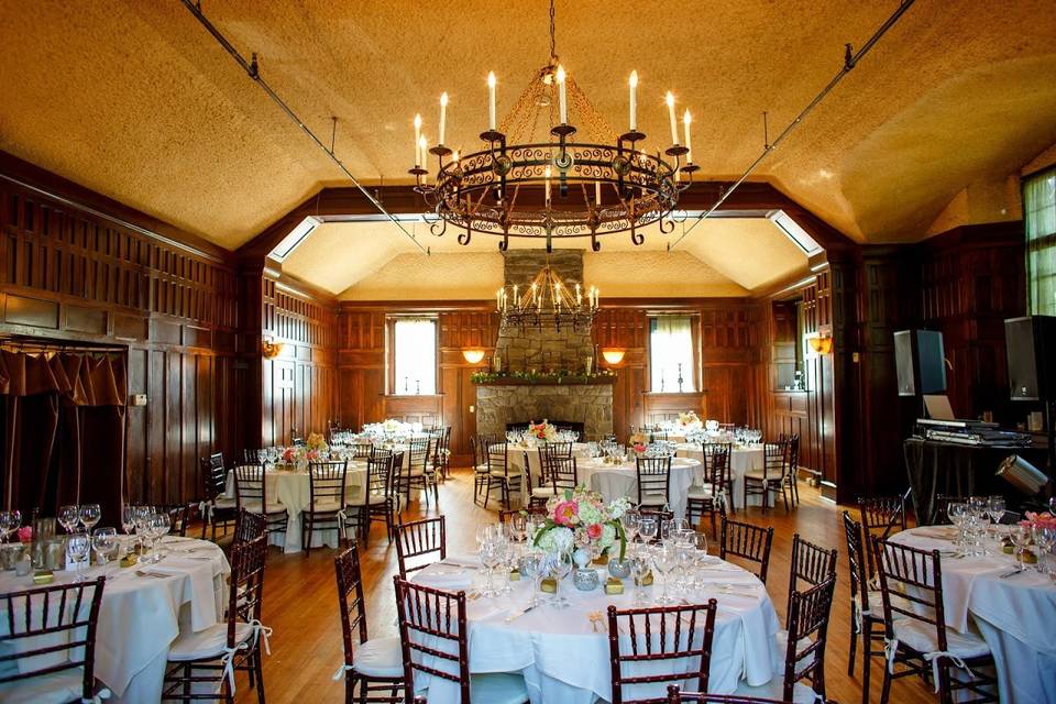 Great Room Wedding Reception at Homewood, Asheville NC