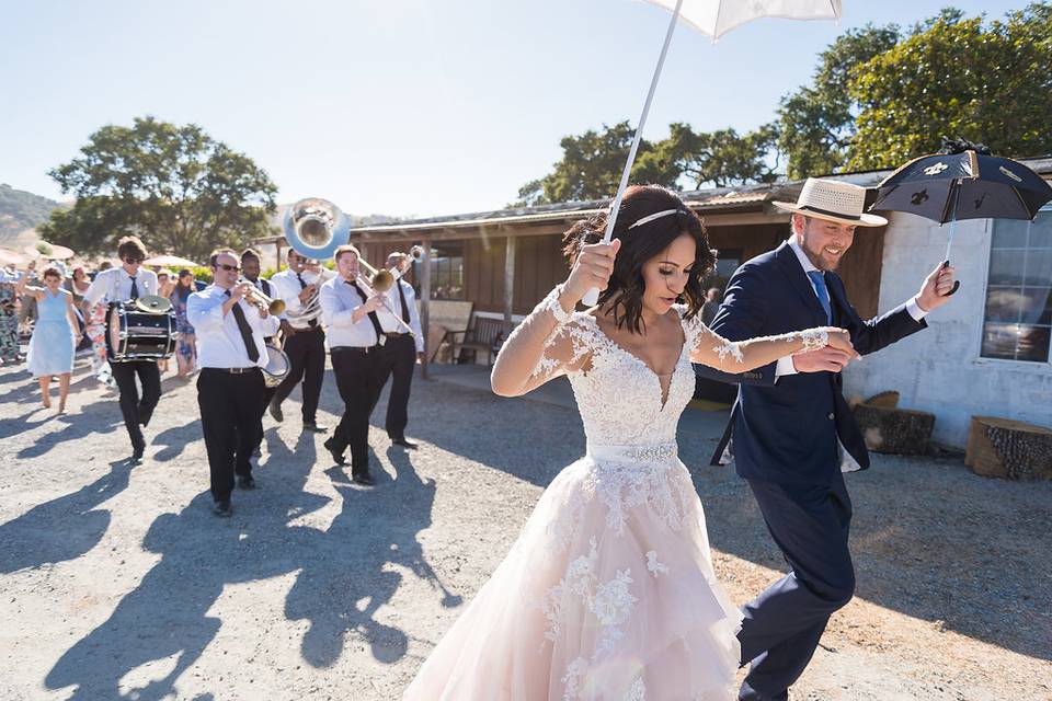 2nd line, Nola wedding