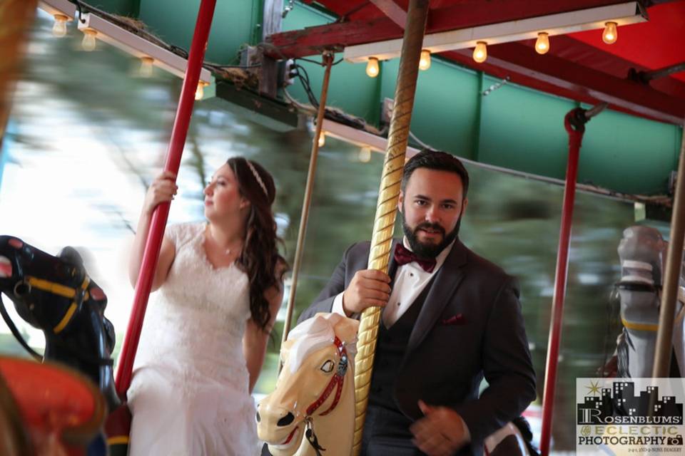 Tucson Wedding Photography merry-go-round