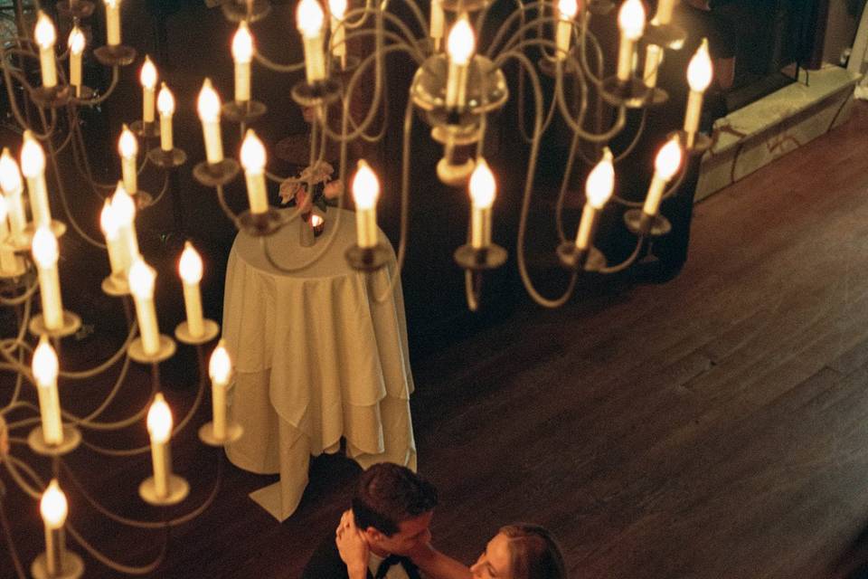 Candlelit first dance