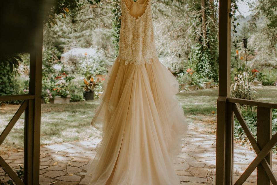 Wedding dress to die for