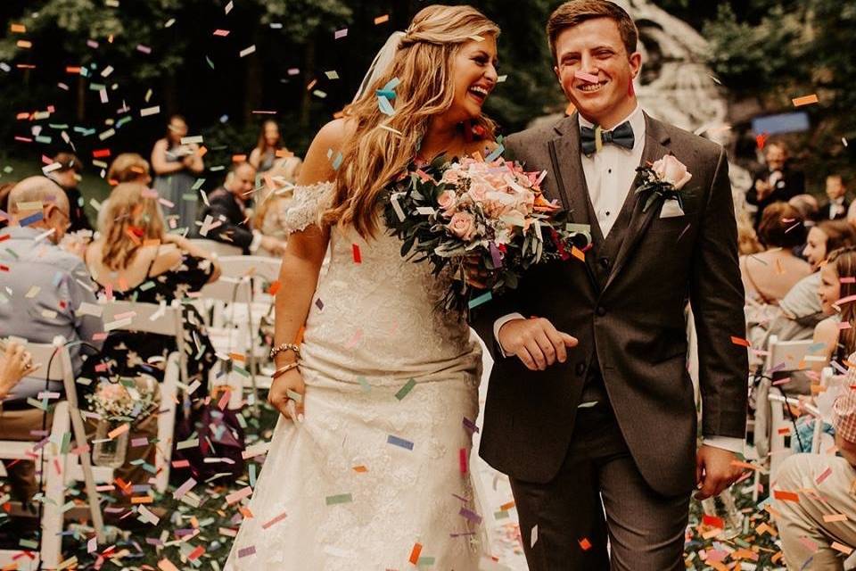 Confetti and smiles