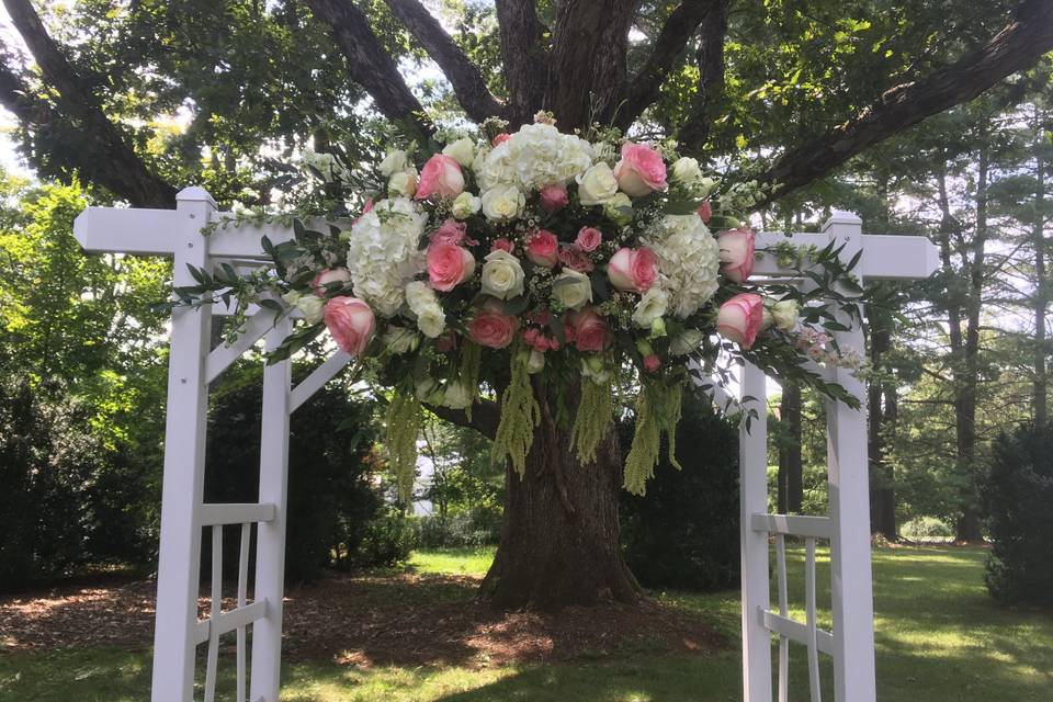 Ceremony floral decor