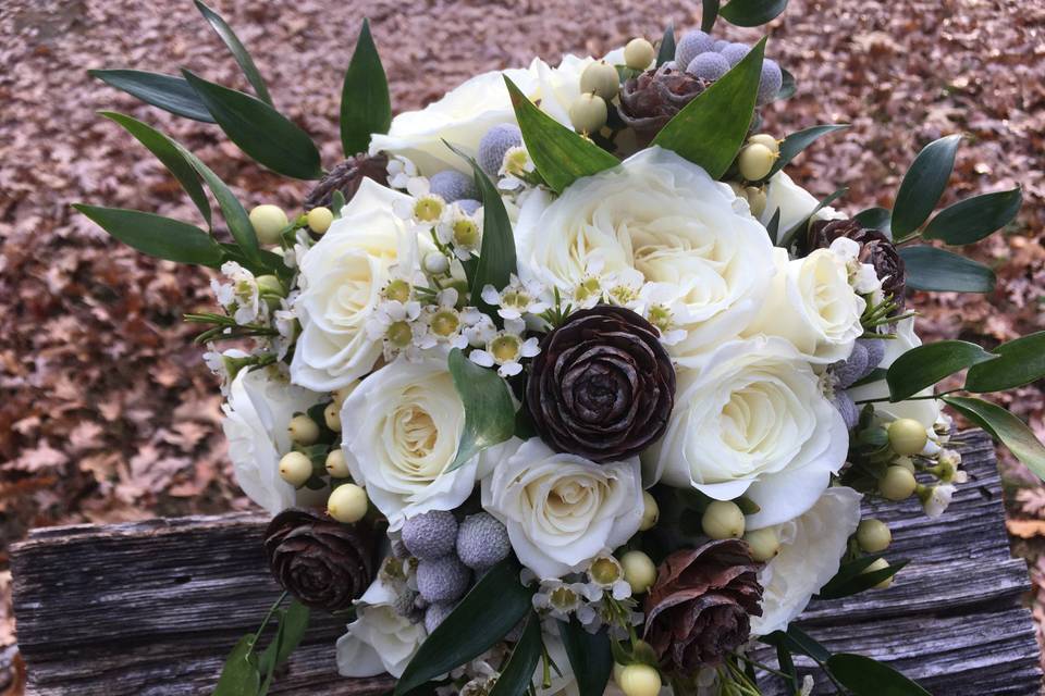 Winter inspired bouquet