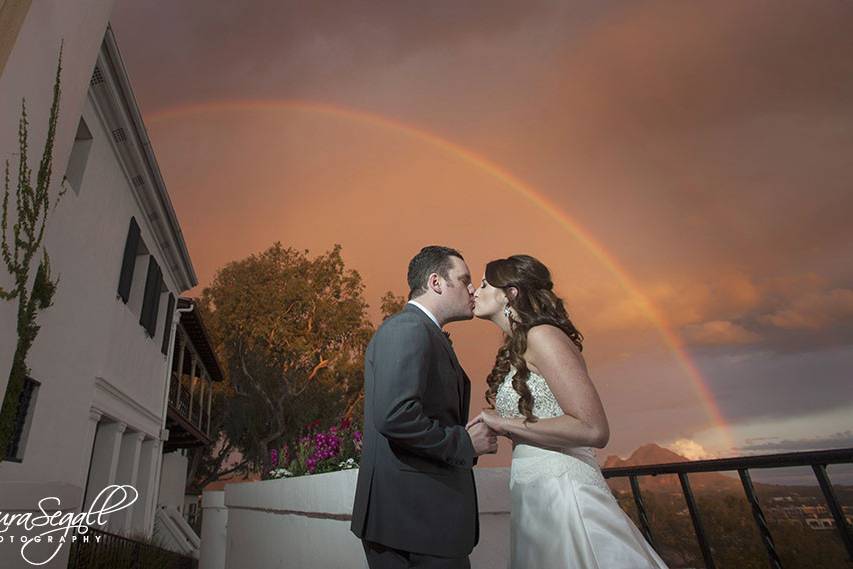 Rainbow wedding day