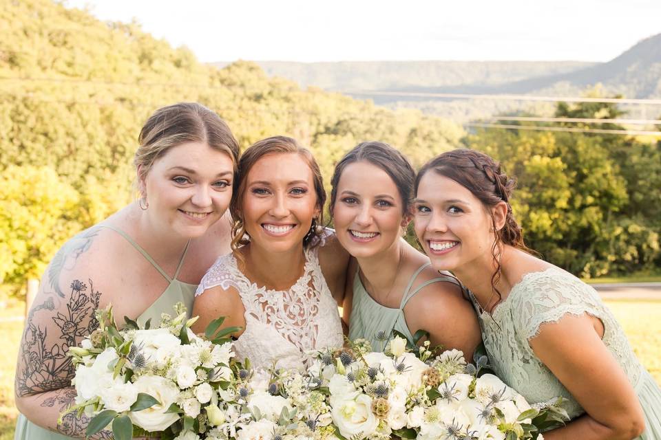 Bridal Party hair and makeup