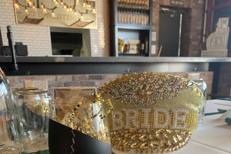 Rehearsal dinner tablescape