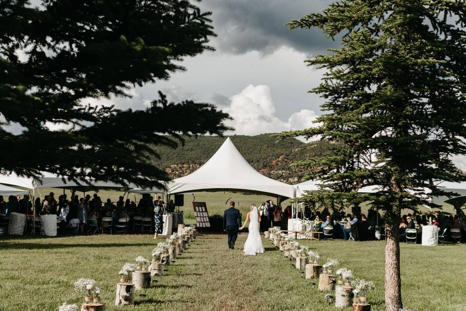 Mountain wedding