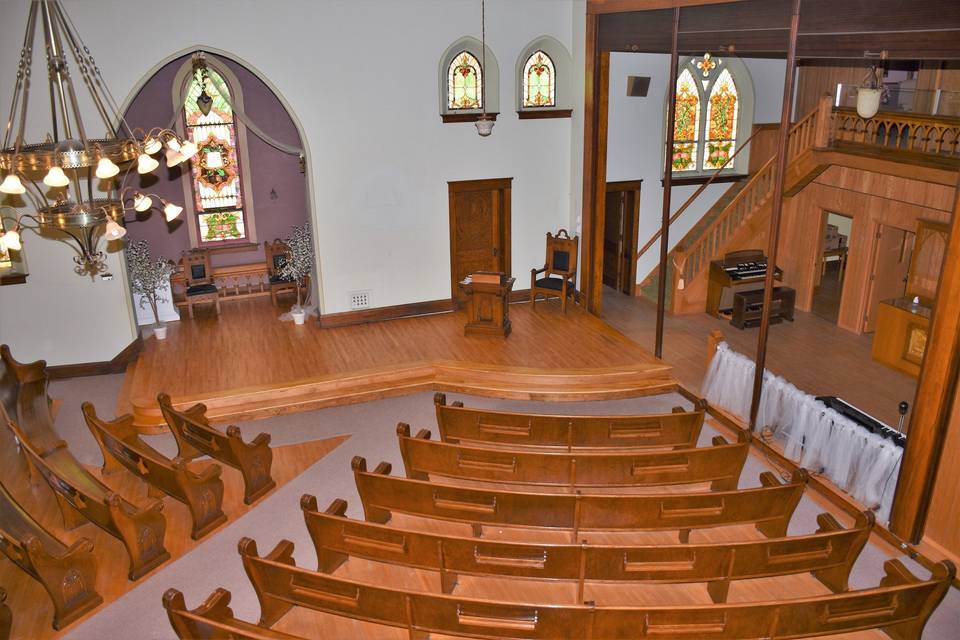 Top view of sanctuary