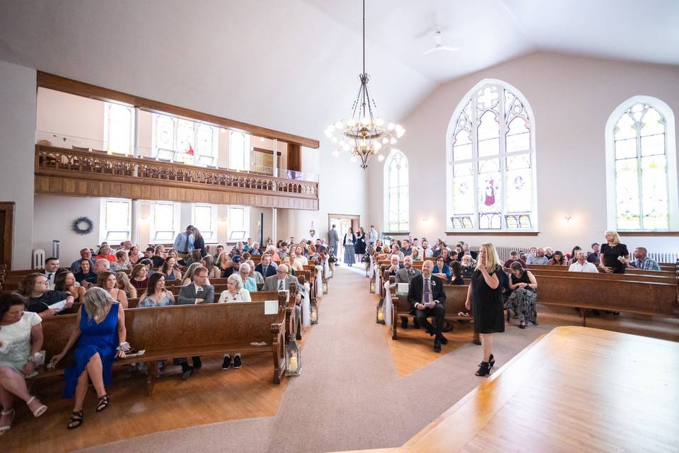 Interior from stage