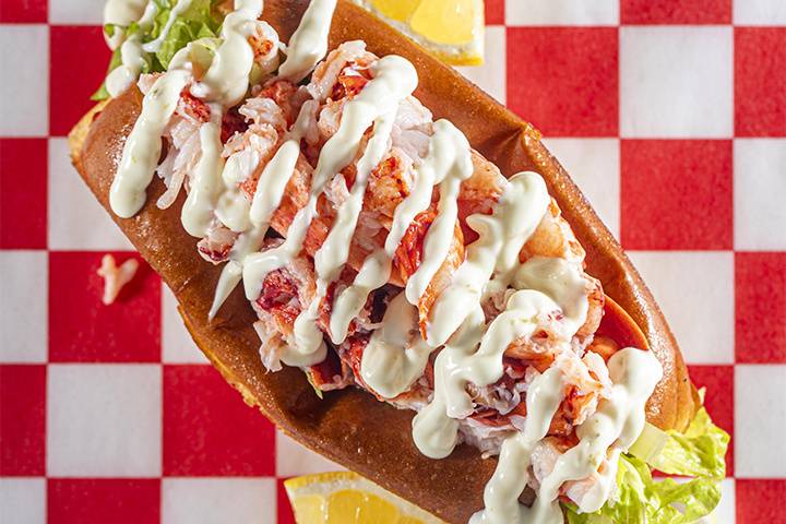 Red Checkered Lobster Roll
