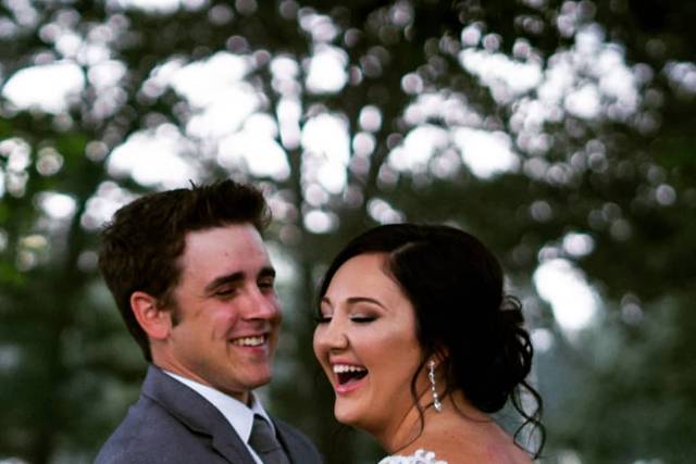 Couple laughing