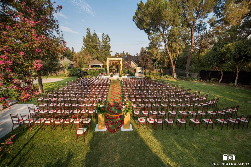 Ceremony area