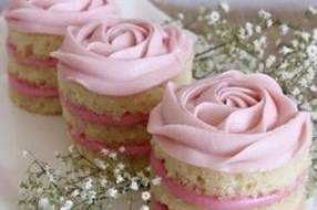 Rosette mini-cakes