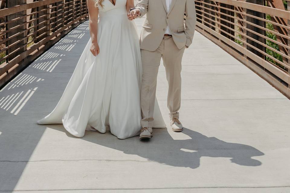 Candid Bride & Groom