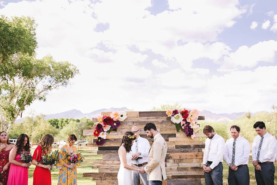 Ceremony setting