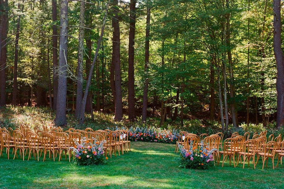 Ceremony Sight and Florals