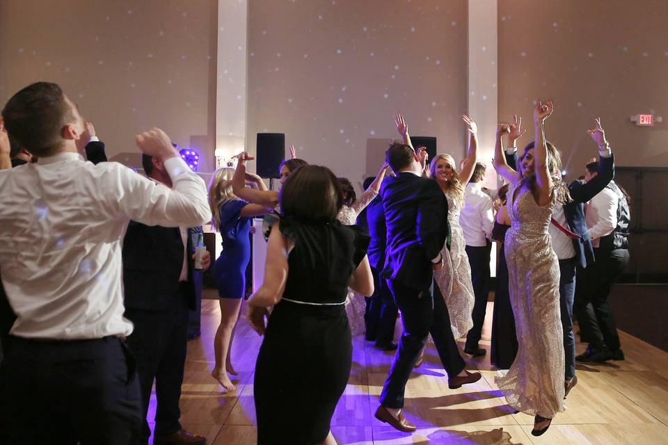 Reception dance floor