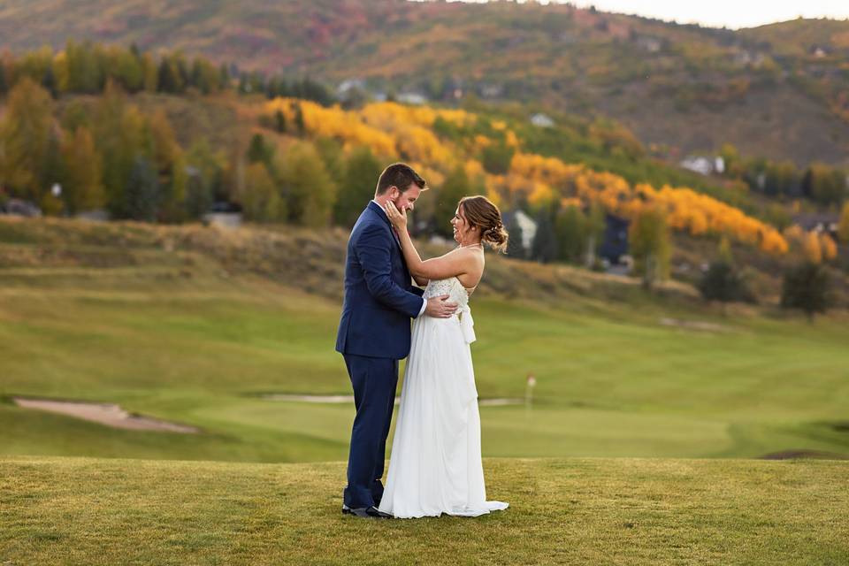 Couple on Golf Green